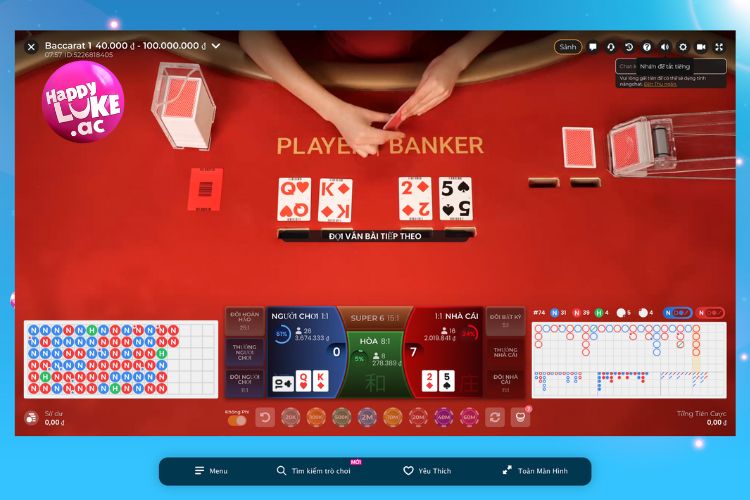 Cá cược live casino chuyên nghiệp cùng nhà cái HappyLuke 