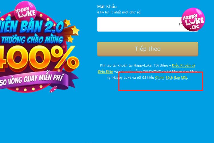 Chính Sách Bảo Mật Happyluke về việc truy cập