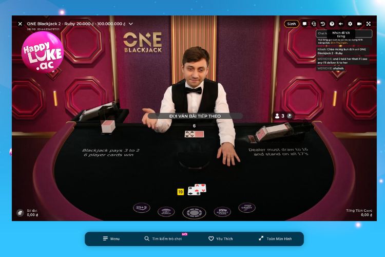 Thiên đường Blackjack đỉnh cao chỉ có tại HappyLuke 